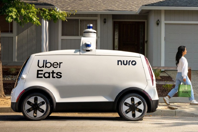 抢走外卖小哥工作,Uber 联合 Nuro 将在加州部署无人驾驶送餐车
